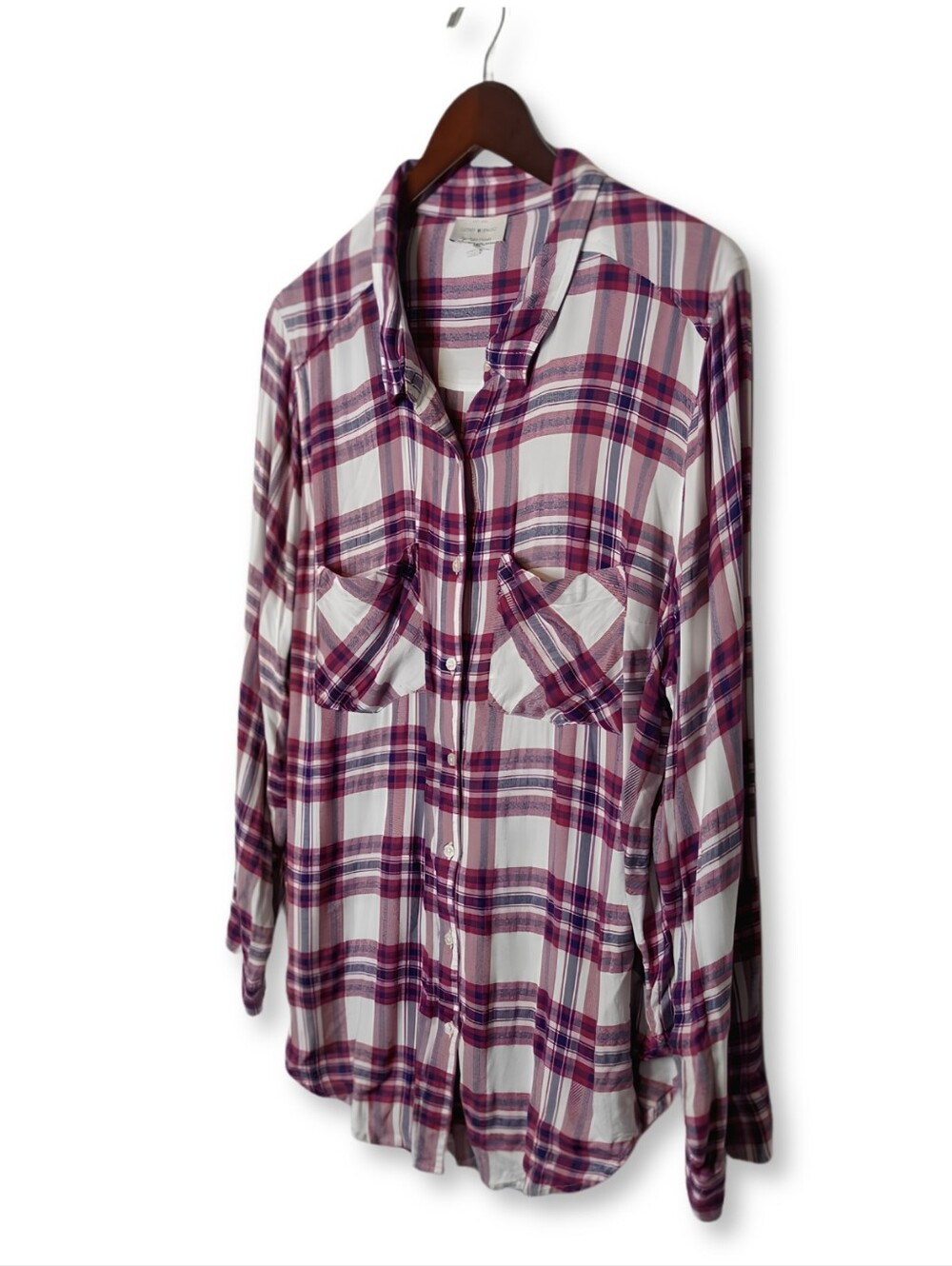 Lucky Brand Flowy Button Down - Large